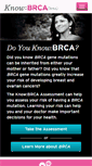 Mobile Screenshot of knowbrca.org