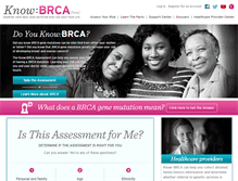 Tablet Screenshot of knowbrca.org